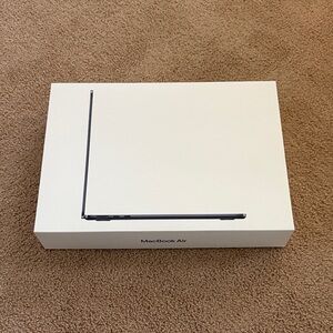 2025 Apple MacBook Air Box for Display, Storage, Collector etc. (Empty) in White